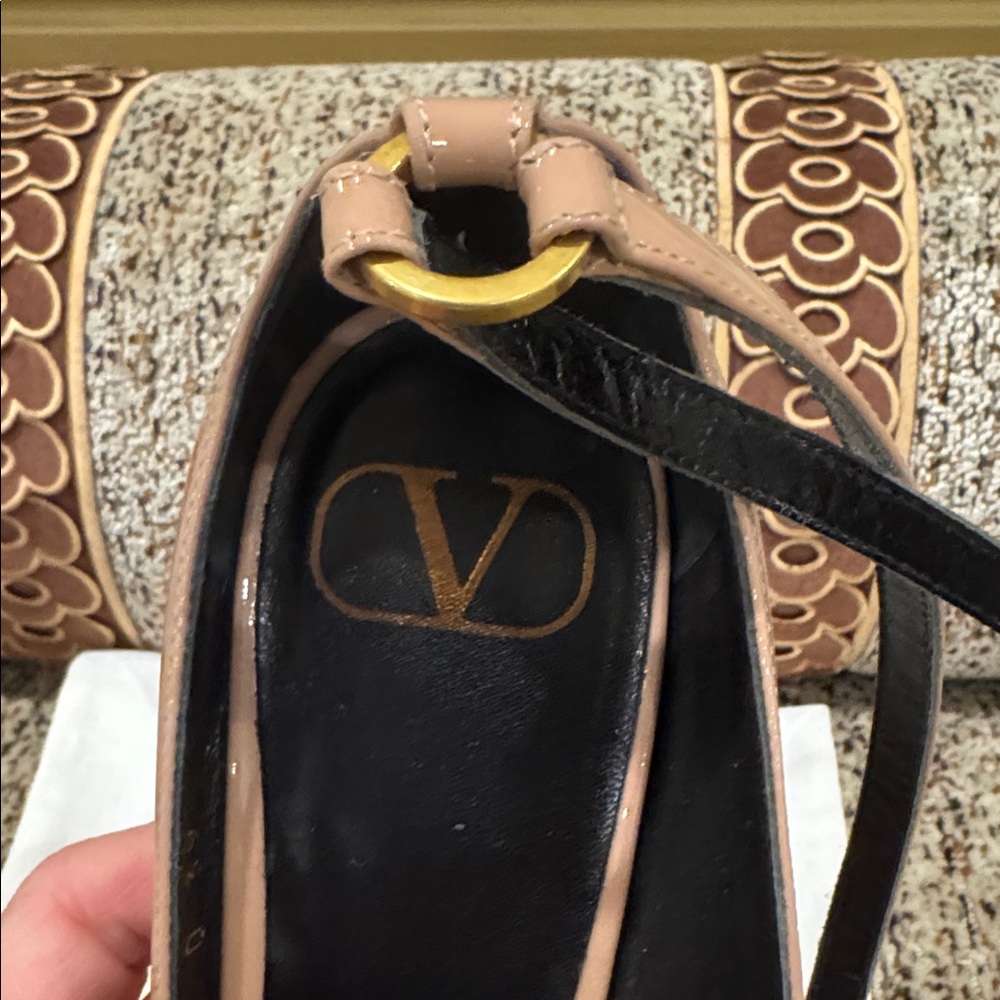 Valentino Nude Patent Leather Heels - Picture 8 of 10